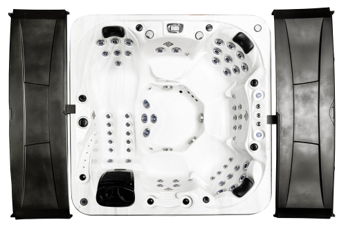 Overhead image of the 2021 Catalina Berkshire Hot Tub
