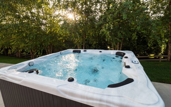 How much does a hot tub weigh