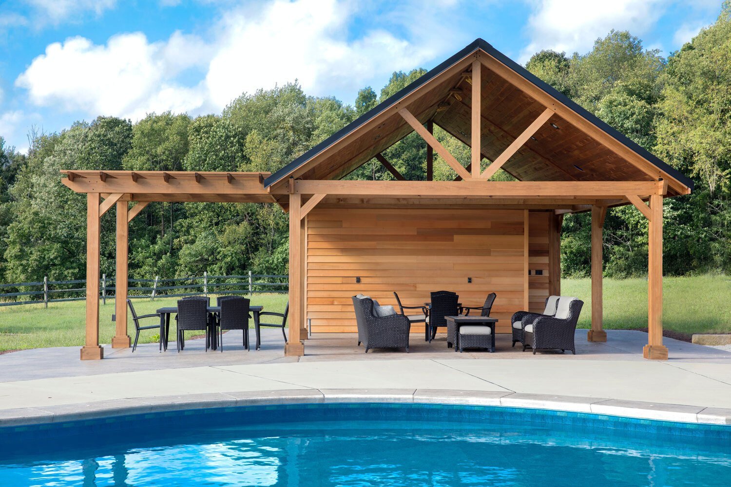 comfort gazebos 3 sides hot tub